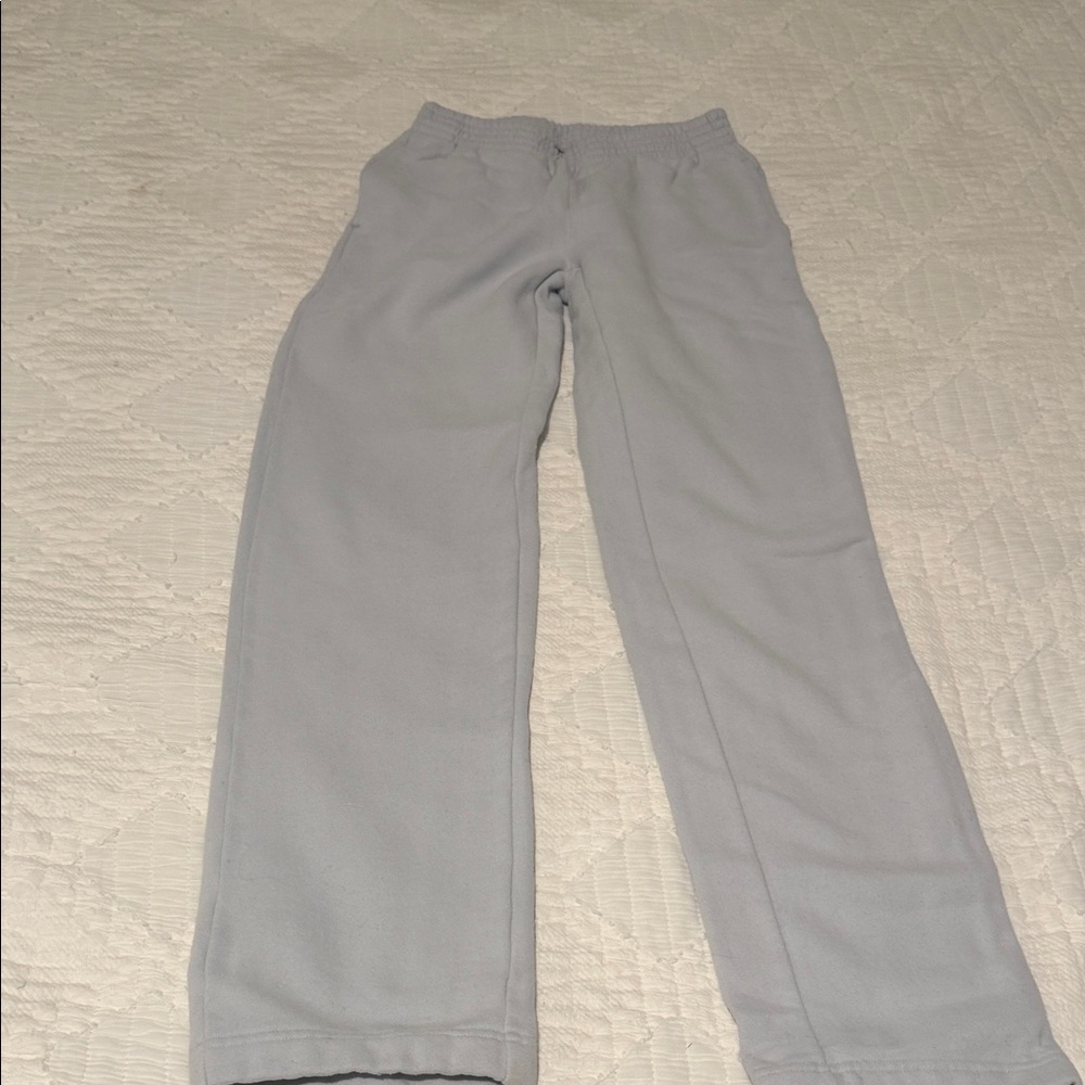 TNA Women's Wide Leg Pants in Light Gray